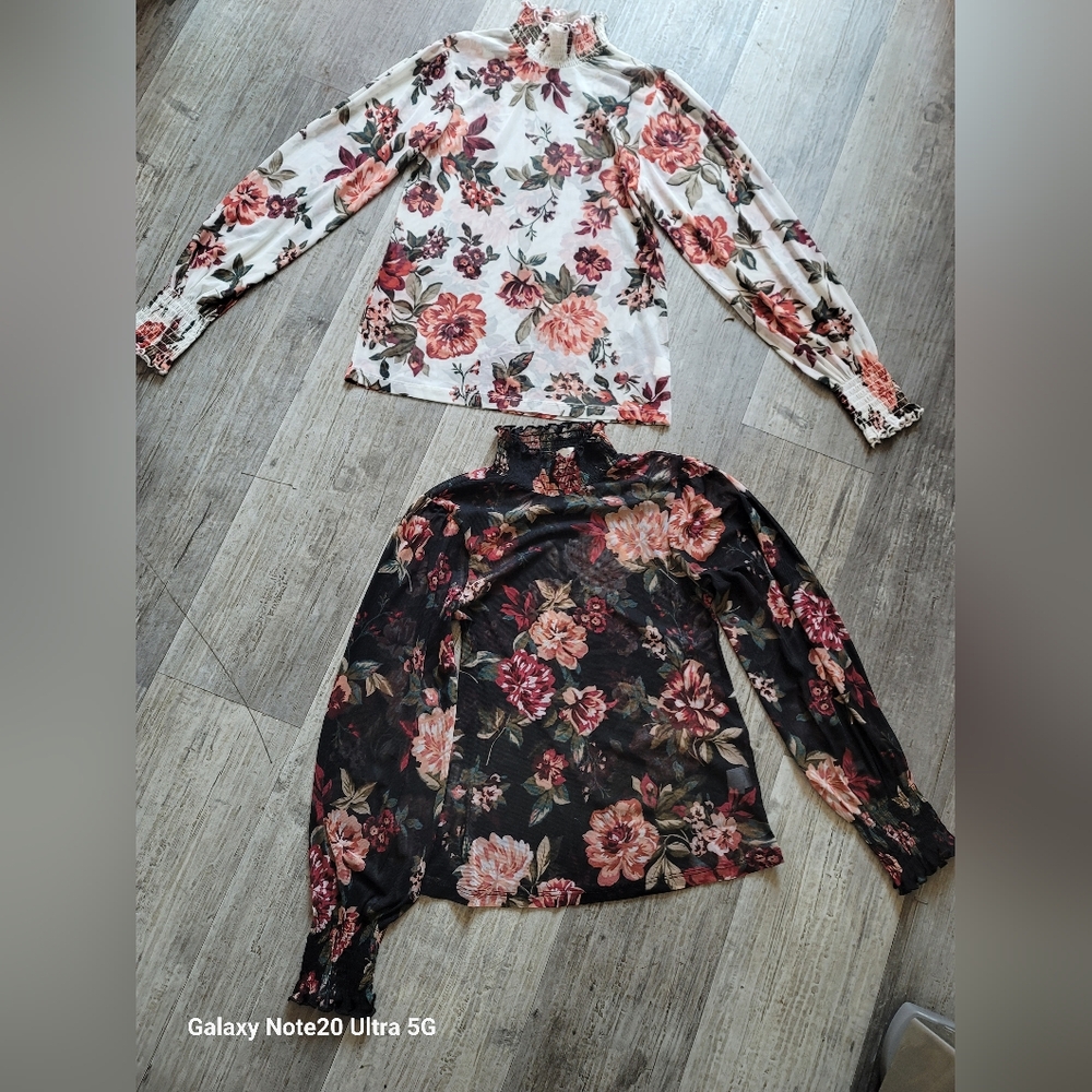 Its bundle  2pc Women summer spring transparent long sleeve.